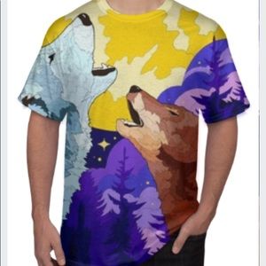 Full moon graphic t-shirt